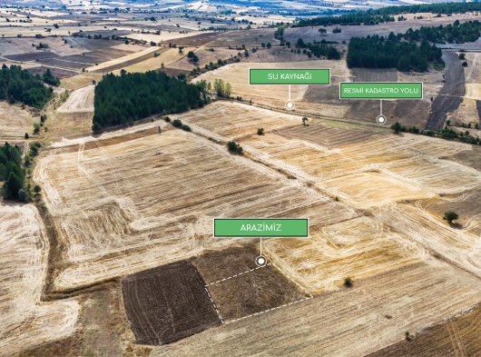 Kütahya Gediz Samralar Köyünde 535 m² Fırsat Arazi