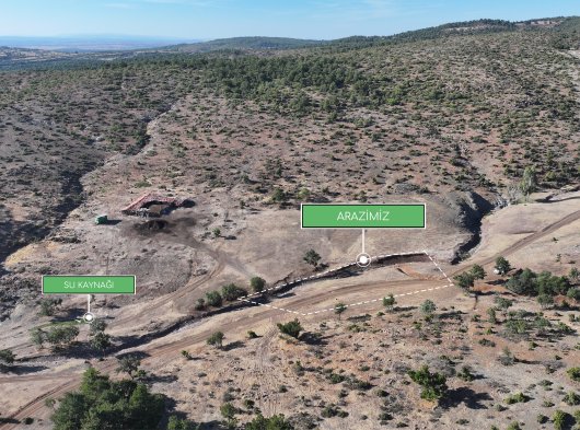 Kütahya Merkez Kozluca Köyünde 1857 m² Satılık Arazi