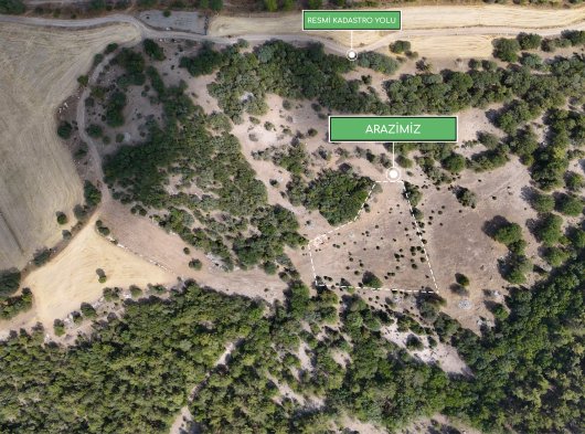 Kütahya Merkez Koçakta 3276 m² Müstakil Tapulu Yatırımlık Arsa!