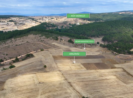 Kütahya Gediz Samralarda 937 m² Müstakil Tapulu Arazi