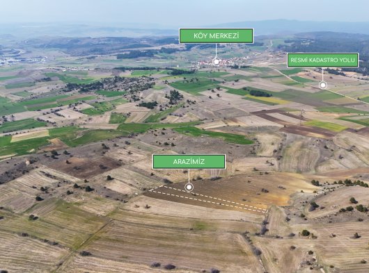 Kütahya Merkez Kükürt 1.696 m² Fırsat Arazi